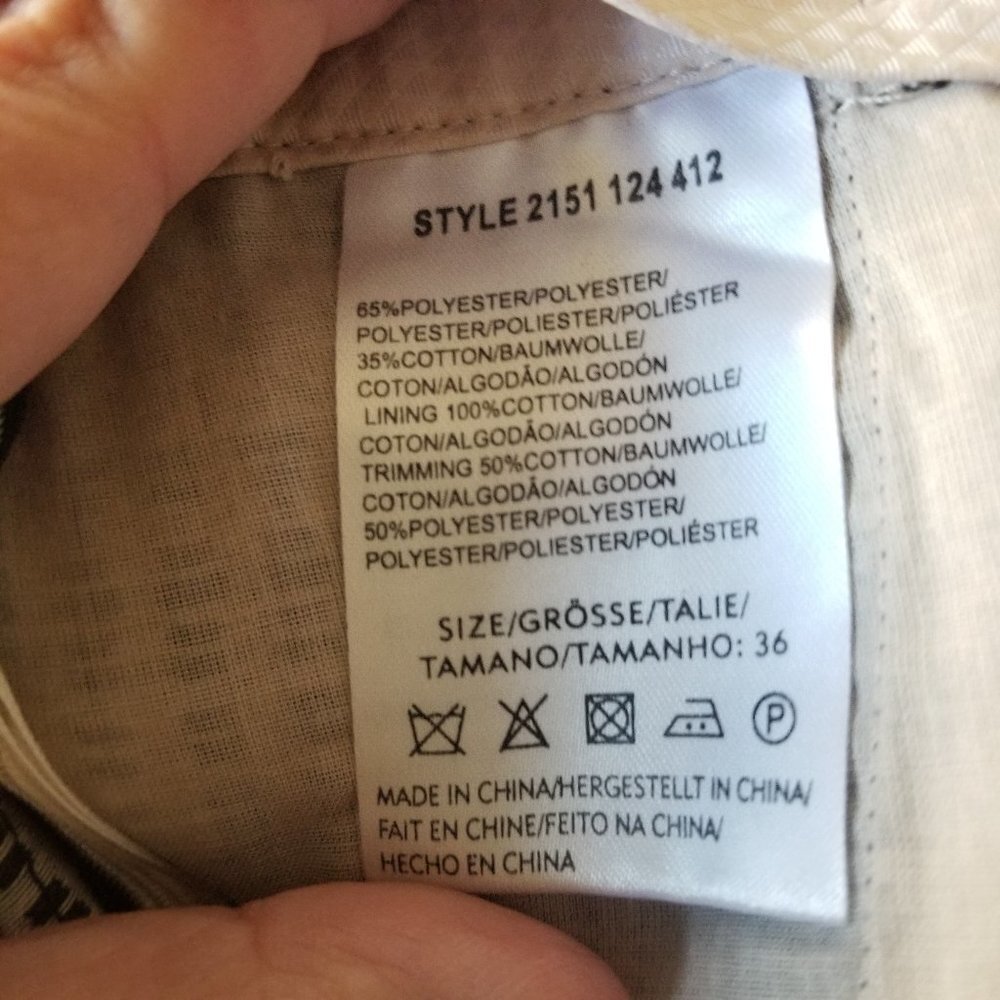 Day Birger et Mik Kelsen Cropped Black & Tan Pants - Picture 11 of 12